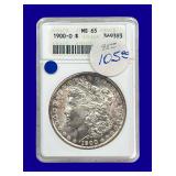 1900-O Morgan Silver Dollar ANACS MS63