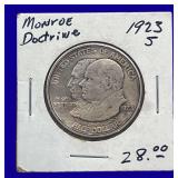 1923 Monroe Doctrine Silver Half Dollar