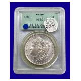 1886-P Morgan Silver Dollar PCGS MS63