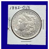 1882-O/S Morgan Silver Dollar