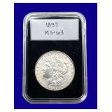1897-P Morgan Silver Dollar