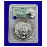 1904-O Morgan Silver Dollar PCGS MS63
