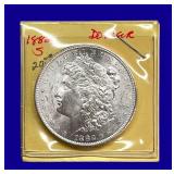 1882-S Morgan Silver Dollar