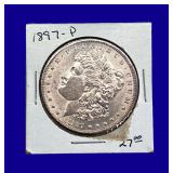 1897-P Morgan Silver Dollar