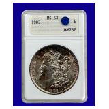 1903-P Morgan Silver Dollar ANA MS63