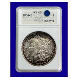 1904-O Morgan Silver Dollar ANACS MS63