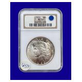 1922-P Peace Silver Dollar NCGS MS65