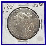 1878-CC Morgan Silver Dollar