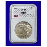 1935-P Peace Silver Dollar RNG MS64