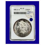 1894-S Morgan Silver Dollar ANACS MS63