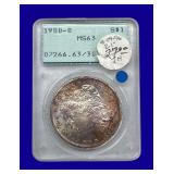 1900-O Morgan Silver Dollar PCGS MS63