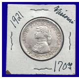 1921 Missouri Silver Half Dollar