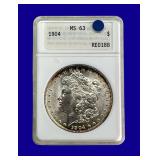 1904-P Morgan Silver Dollar ANA MS63