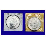 1888-P Morgan Silver Dollars