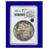 1889-CC Morgan Silver Dollar ANACS AU50