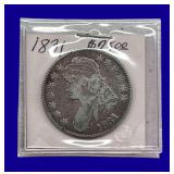 1831 Draped Bust Silver Half Dollar