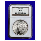 1882-P Morgan Silver Dollar NGC MS64