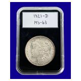 1921-D Morgan Silver Dollar
