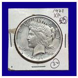 1921-P Peace Silver Dollar