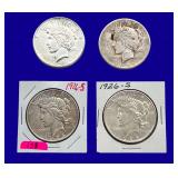 1926-S Peace Silver Dollars