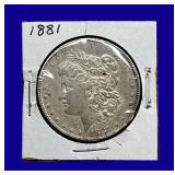 1881-P Morgan Silver Dollar