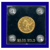 1881-CC Liberty Head $5 Gold Coin