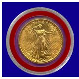 1922 Saint-Gaudens $20 Gold Coin