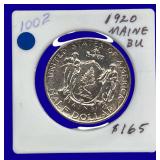 1920 Maine Centennial Silver Half Dollar