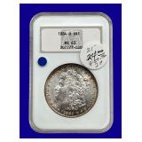 1884-O Morgan Silver Dollar NGCS MS63
