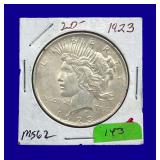 1923-P Peace Silver Dollar
