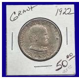 1922 Grant Silver Half Dollar