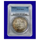 1892-O Morgan Silver Dollar PCGS MS63