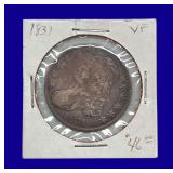 1831 Draped Bust Silver Half Dollar