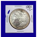 1881-S Morgan Silver Dollar