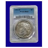 1923-D Peace Silver Dollar PCGS MS63