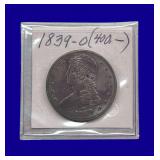1839-O Draped Bust Silver Half Dollar