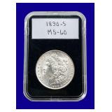 1890-S Morgan Silver Dollar