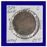 1829 Draped Bust Silver Half Dollar