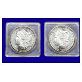 1880-S Morgan Silver Dollars