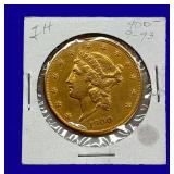 1900 Liberty Head $20 Gold Coin