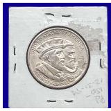 1924 Huguenot Walloon Silver Half Dollar
