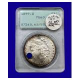 1899-O Morgan Silver Dollar PCGS MS63