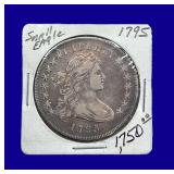 1795 Draped Bust Small Eagle Silver Dollar