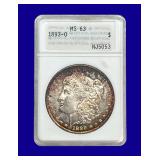 1893-O Morgan Silver Dollar ANA MS63