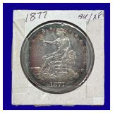 1877 Seated Liberty Silver Dollar