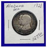 1921 Alabama Silver Half Dollar