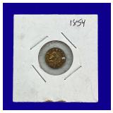 1854 Indian Head $1 Gold Coin