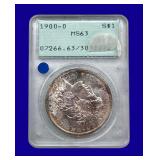 1900-O Morgan Silver Dollar PCGS MS63