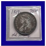 1817 Draped Bust Silver Half Dollar