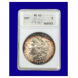 1887-P Morgan Silver Dollar ANA MS63